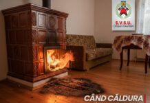 SVSU Voluntari: avertisment și recomandări pentru utilizatorii de sobe pe lemne