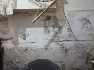 Polițiștii lucrează în mucegai și igrasie