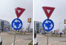 EcoVol înlocuiește indicatoarele rutiere deteriorate din Voluntari