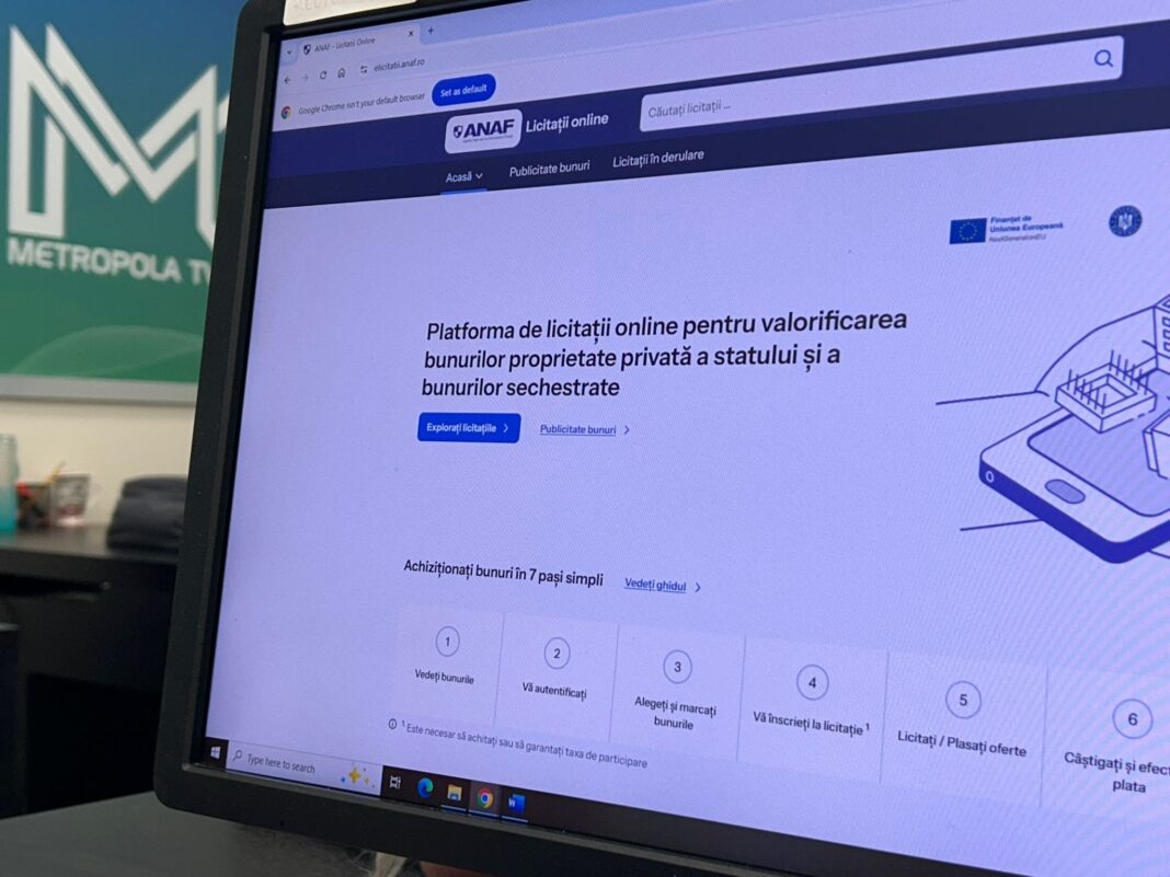 platforma licitatii ANAF