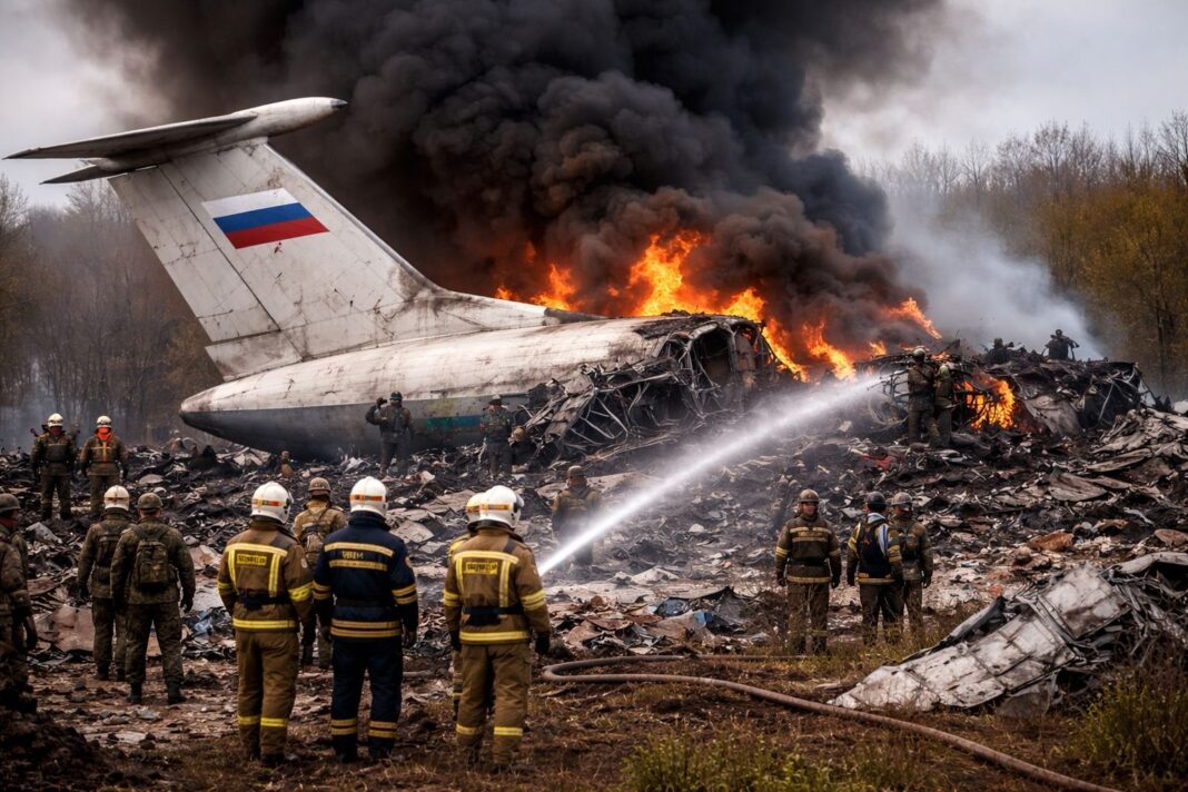 Avion prăbușit Crimeea