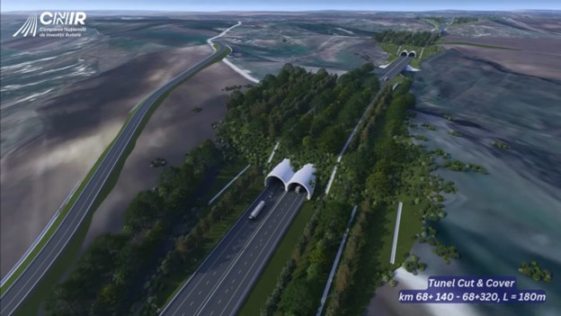 Autostrada-record care se construiește lângă Iași