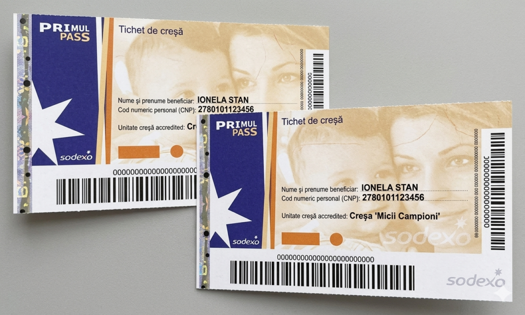 Tichetele de creșă cresc la 740 de lei