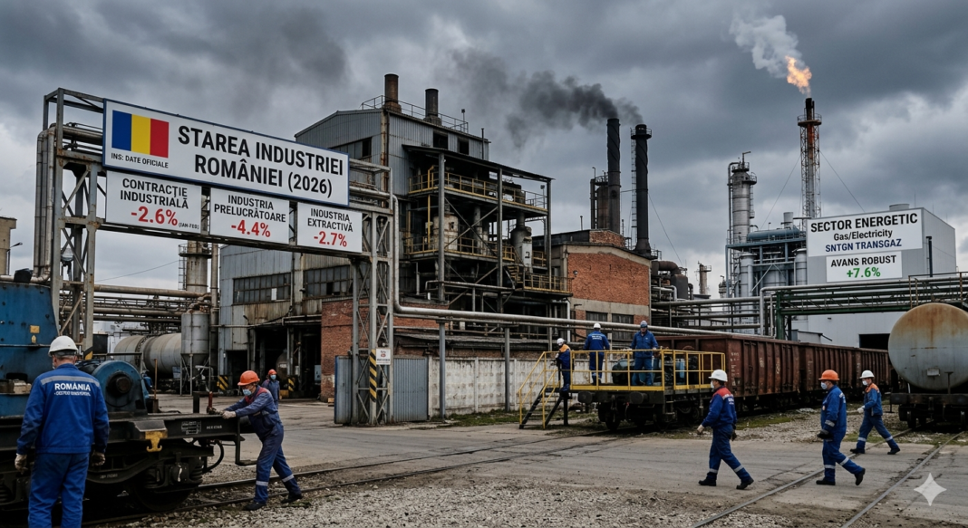 industria romaniei in scadere AI