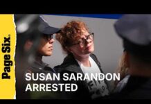 Actrița Susan Sarandon a fost arestată în New York, la un protest anti-Netanyahu