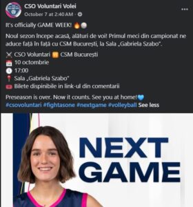 Voleibalistele CSO Voluntari, la startul sezonului. Campioanele joacă acasă în prima etapă. Hai la volei! 1 cso vol postare csm buc etapa 1